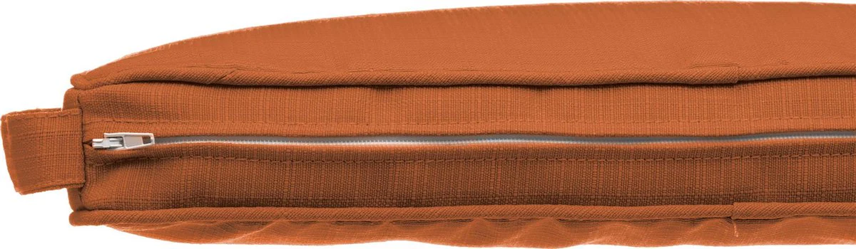 Hespéride Korai Stoelkussen met klittenband - Waterafstotend - Afneembare hoes - 40x40cm - Terracotta - Afbeelding 5
